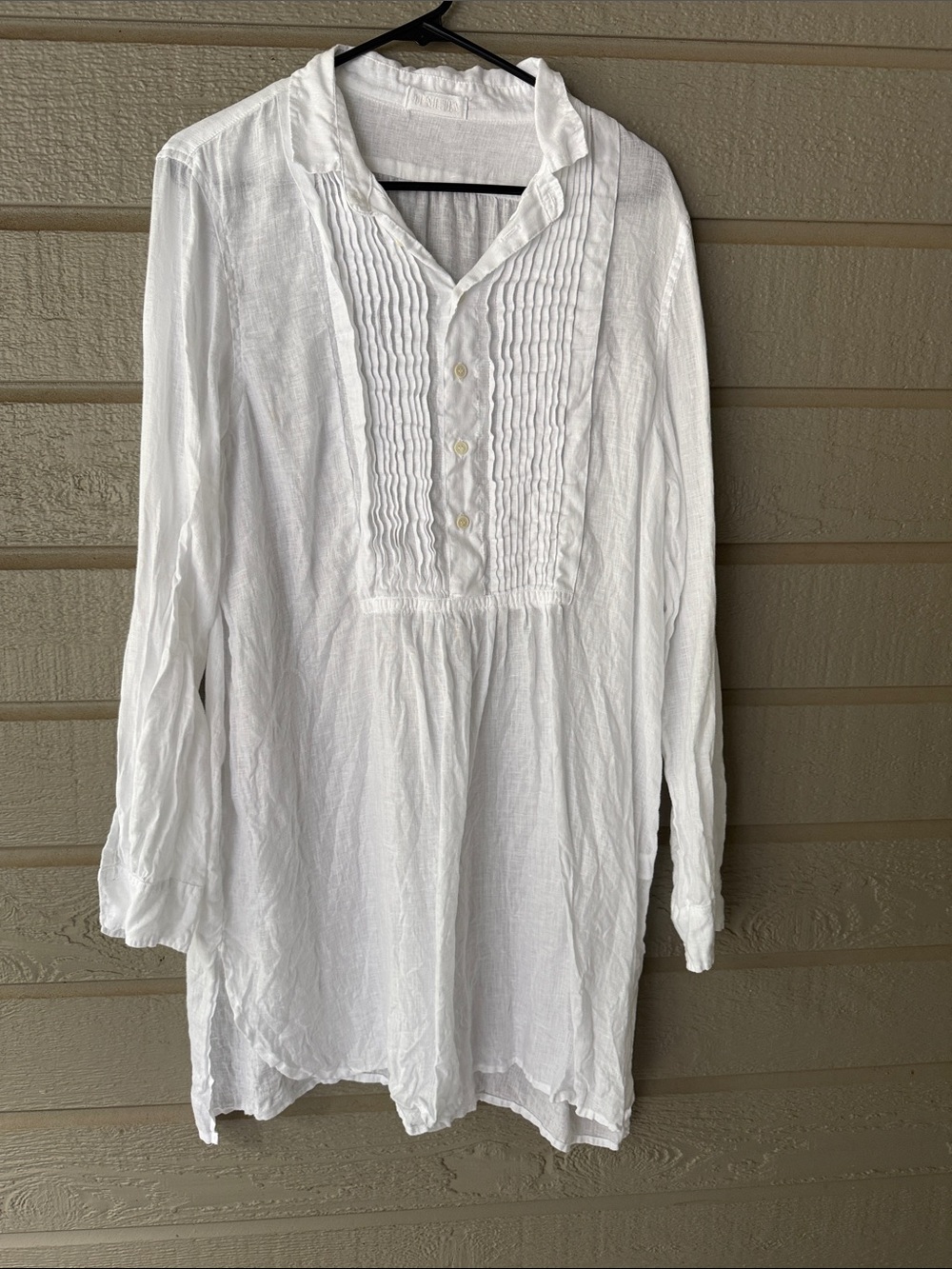 CP Shades White Pintuck Tunic